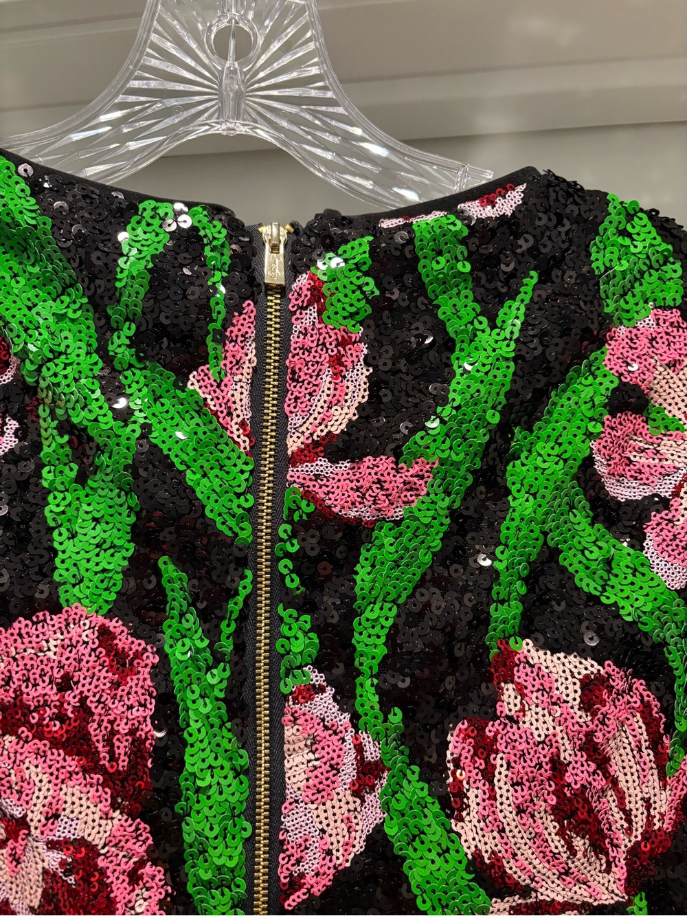 Lilly Pulitzer Sequin Floral Shift Dress - Picture 6 of 6